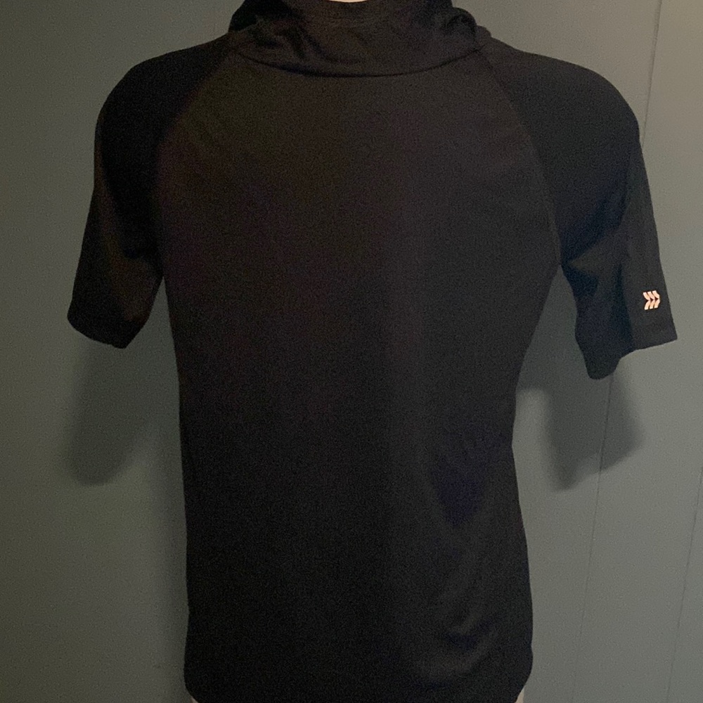 Boys hooded short sleeve lightweight tee shirt UPF 50+